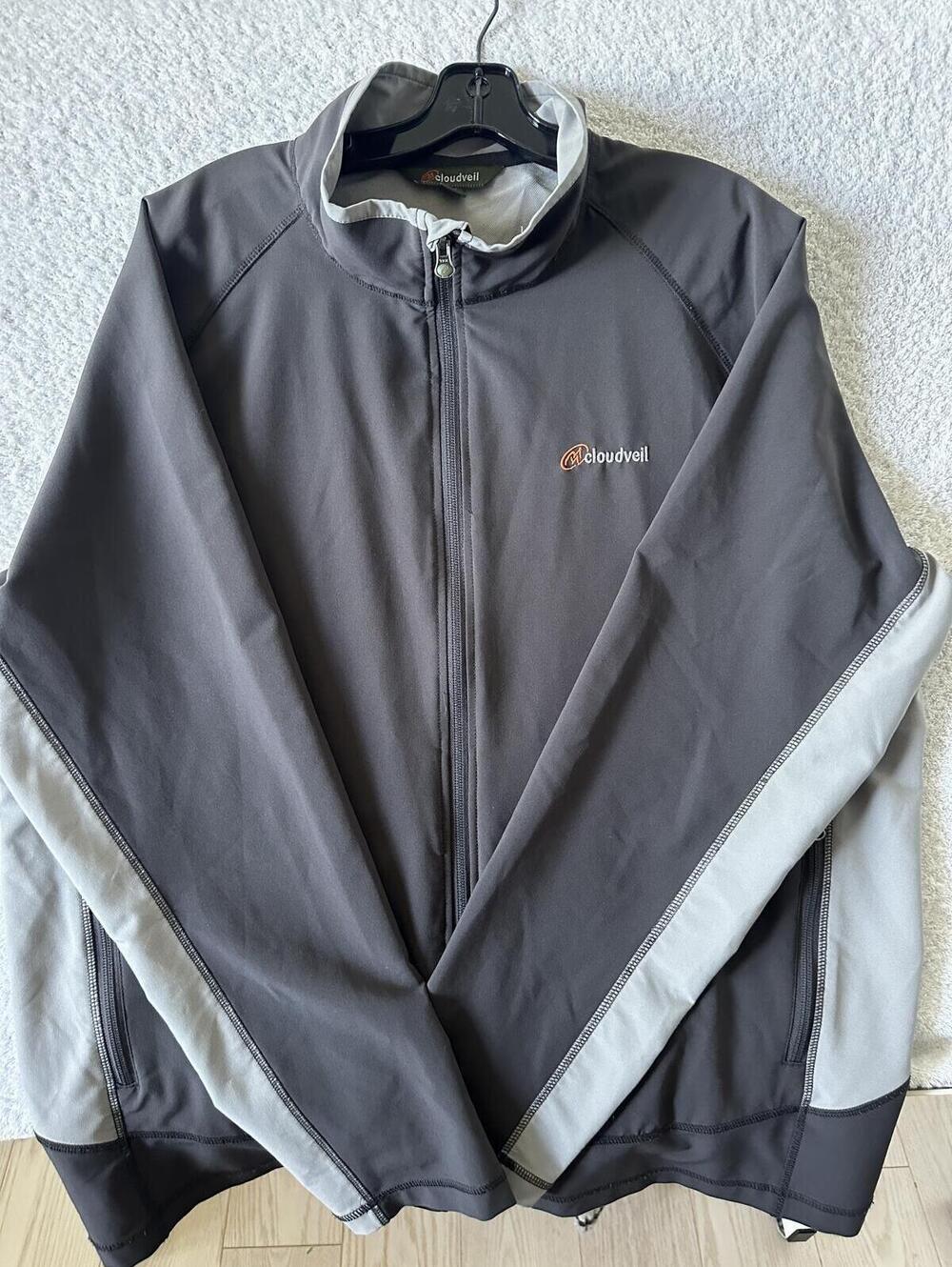 Cloudveil Colorblock Lightweight Zip Front Jacket Coat Men’s - XXXL